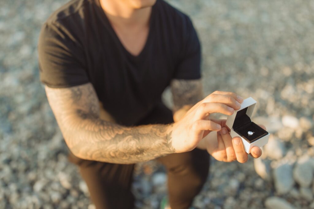 beach gay marriage proposal