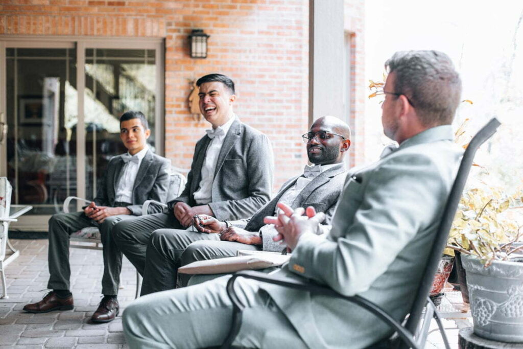 gay groomsmen