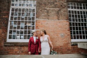womensweddingredtwopiecewall 300x200