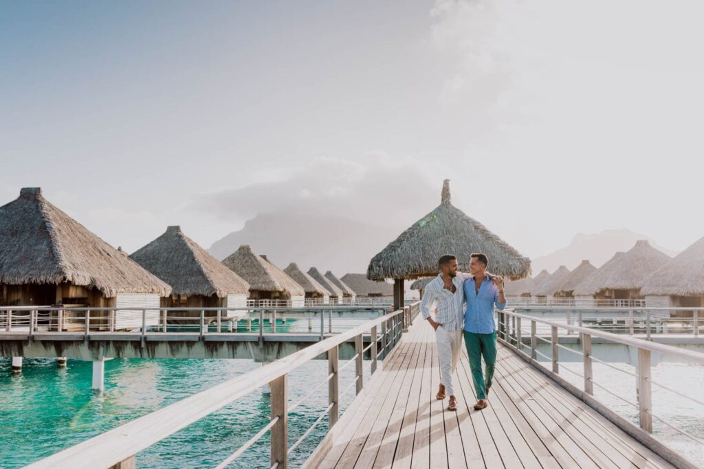 Bora Bora gay wedding