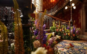 flowers st pancras main staircase flower decoration design by nature 6 300x188