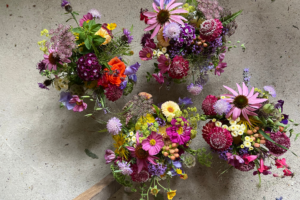 BRIDE AND BLOOM Bridal party flowers in July 300x200