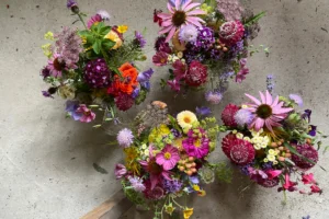 BRIDE AND BLOOM Bridal party flowers in July 300x200