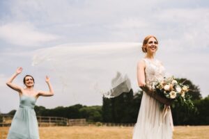 bridesmaid candid wedding photo 300x200