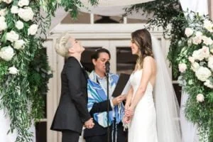 Garden wedding with chuppah at The Ebell of Los Angeles  300x200