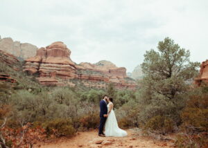 Intimate Sedona Arizona Wedding. Micro Weddings and Elopements Arizona Wedding Photographer Outdoor Adventure Desert Red Rocks Wedding 300x214