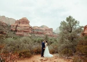 Intimate Sedona Arizona Wedding. Micro Weddings and Elopements Arizona Wedding Photographer Outdoor Adventure Desert Red Rocks Wedding 300x214
