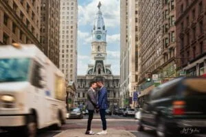 Philly City Hall Gay Engagement 02 300x200