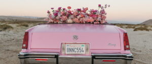 barbie and ken palm springs engagement styled shoot pink 6678 300x128