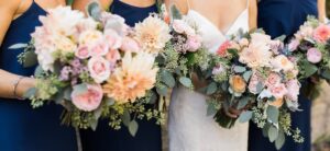 bridal party bouquets 300x138