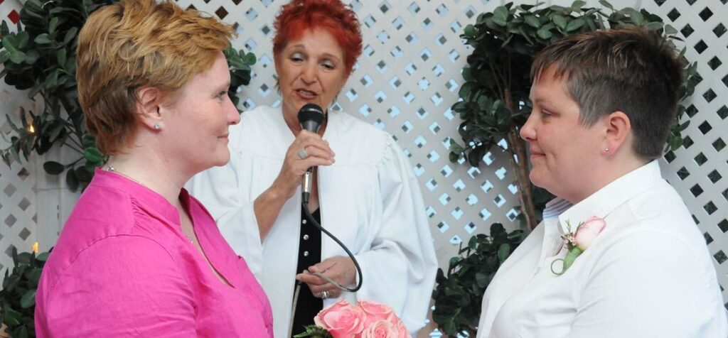 Lesbian wedding Las Vegas