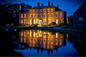 shropshire wedding venue at night 300x200
